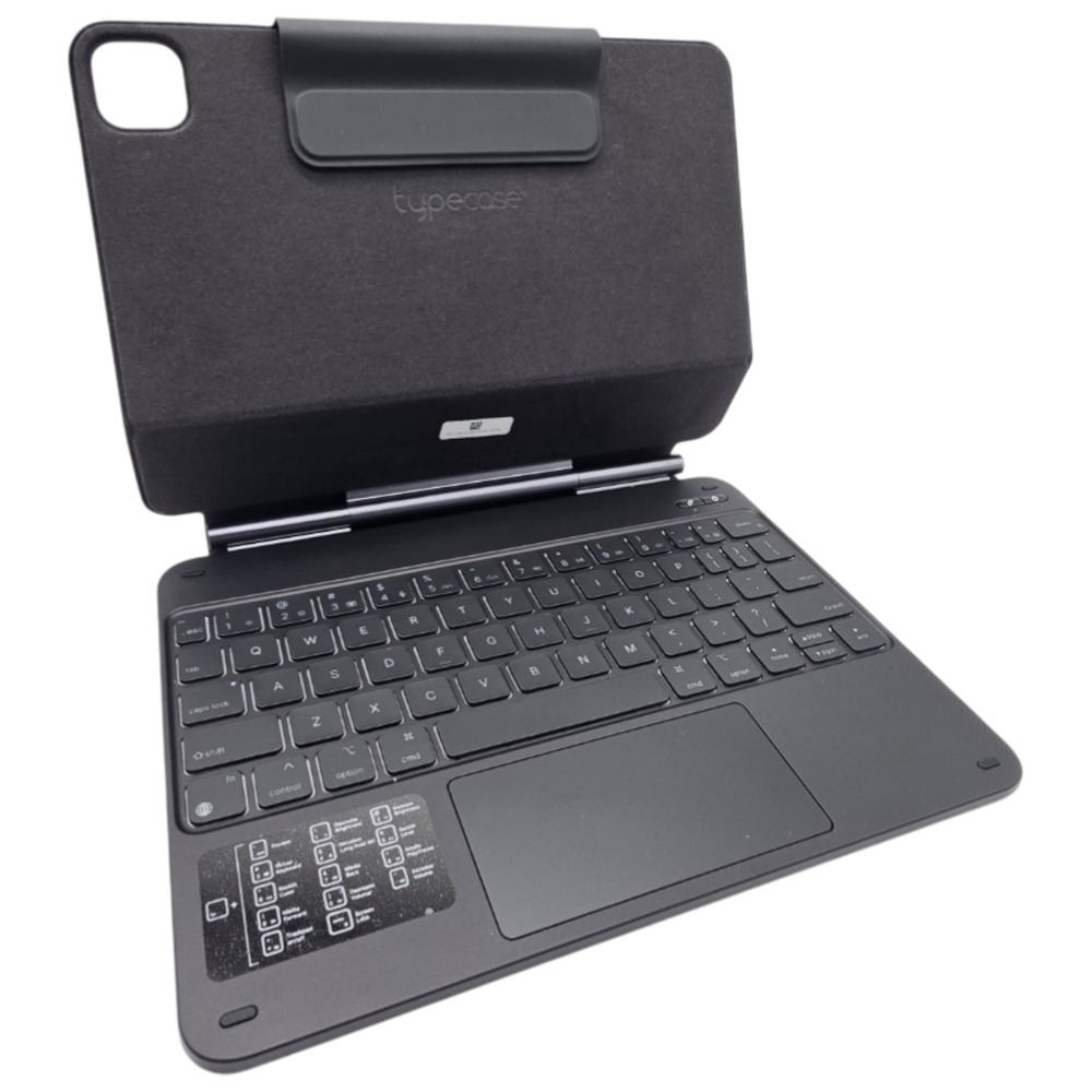 typecase iPad Air 11 Pro 11 Keyboard Case‎ Trackpad Backlit Bluetooth Black